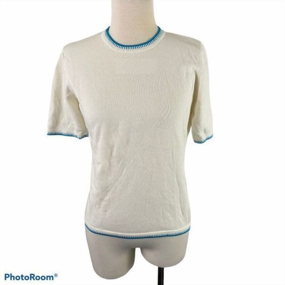 4/$30 🌿AUREA GOLF ESSENTIALS White &‎ Blue Tee